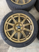 Load image into Gallery viewer, 2004 Subaru WRX STi 5x100 BBS OEM Forged Wheels &amp; Tires