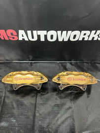 2004-2007 Subaru WRX STI Front Caliper Set Brembo Brembos Calipers #500989