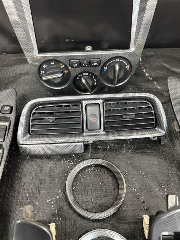 2004 Subaru WRX STI SPT Carbon Fiber Interior Trim Bezel Set OEM INCOMPLETE