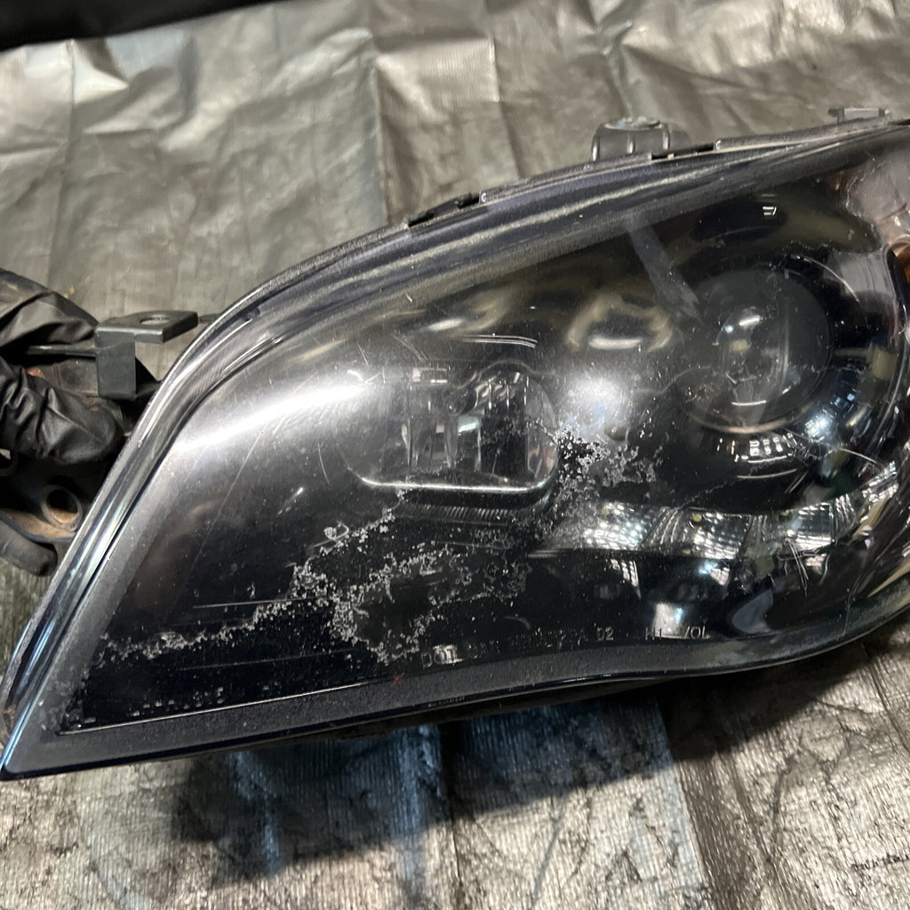 2006-2007 Subaru Impreza WRX STi Headlights W/Led Strip Black Housings #519516