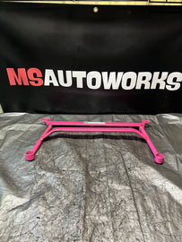 02-07 SUBARU IMPREZA WRX/STI FRONT MEGAN RACING H SUPPORT BRACE PINK #522560