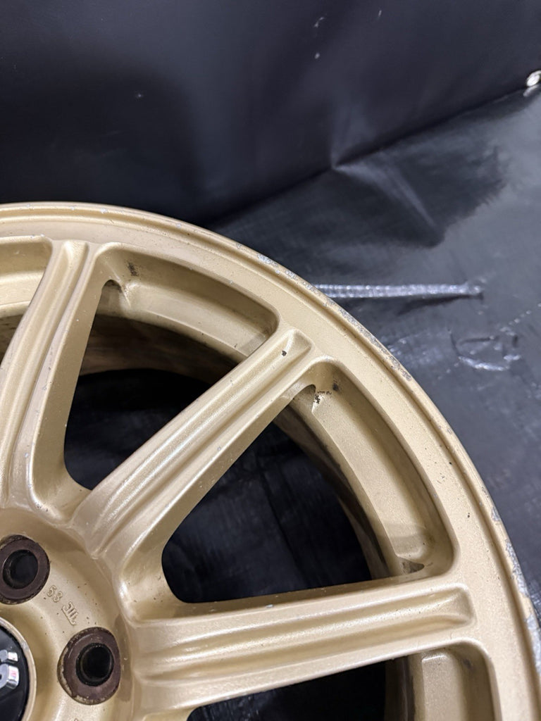 2004 Subaru Impreza WRX STi Factory Gold BBS Wheel 5x100 OEM #5156371