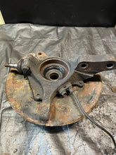Load image into Gallery viewer, 2004 SUBARU WRX STI FRONT SPINDLES KNUCKLES HUBS PAIR 5x100 OEM #516938