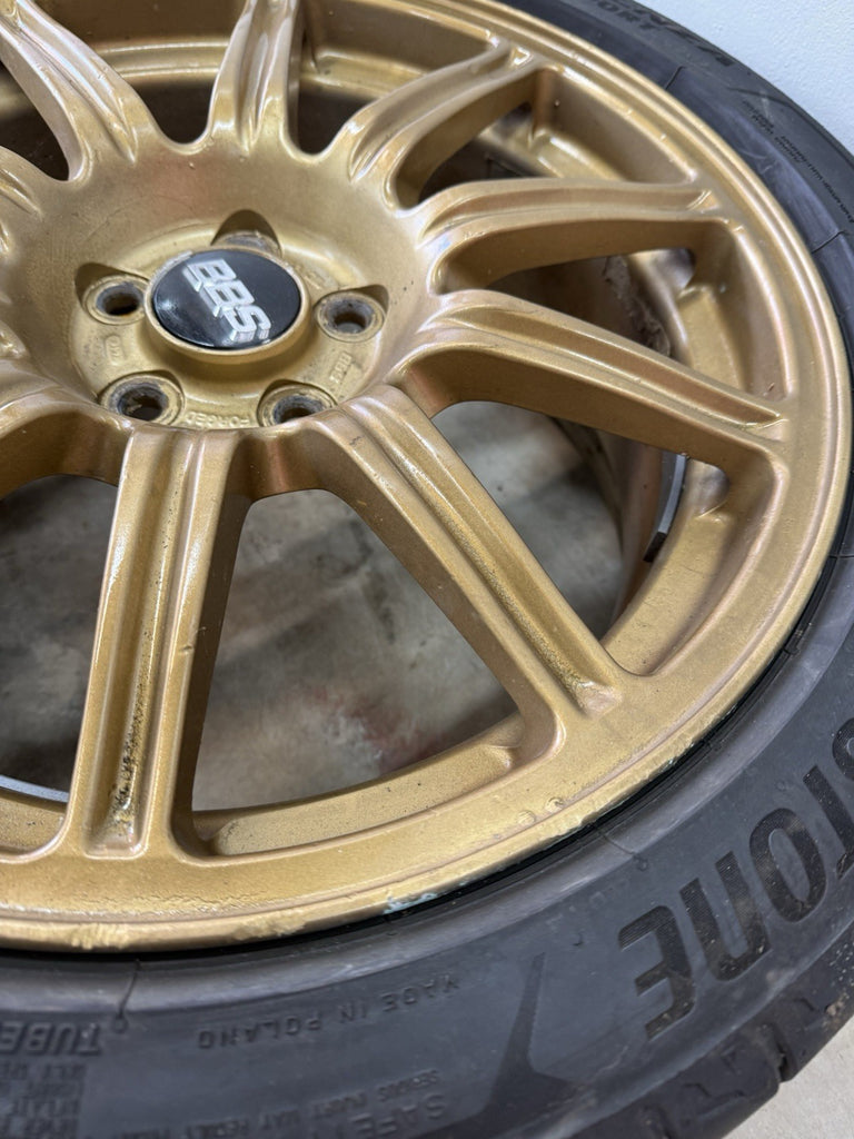 2004 Subaru WRX STi 5x100 BBS OEM Forged Wheels & Tires