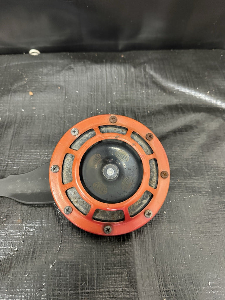 2002-2007 Subaru WRX STI Red Hella Horns with Harness & Bracket #500989