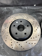 Load image into Gallery viewer, 2005-2017 Subaru WRX STi DBA Front Drilled &amp; Slotted Brake Rotors Set 5x114.3