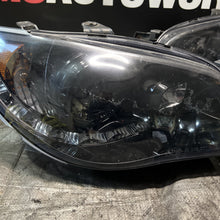 Load image into Gallery viewer, 2006-2007 Subaru Impreza WRX STi Headlights W/Led Strip Black Housings #519516