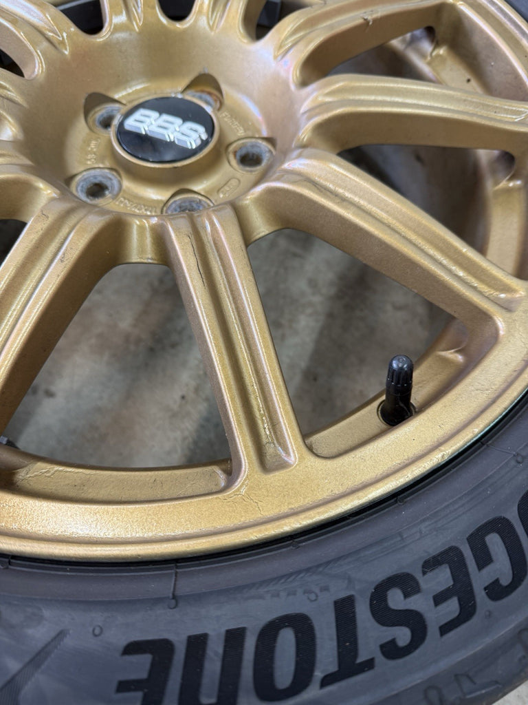 2004 Subaru WRX STi 5x100 BBS OEM Forged Wheels & Tires