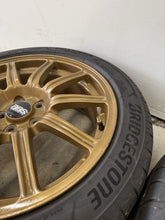 Load image into Gallery viewer, 2004 Subaru WRX STi 5x100 BBS OEM Forged Wheels &amp; Tires