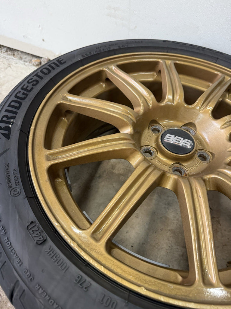 2004 Subaru WRX STi 5x100 BBS OEM Forged Wheels & Tires