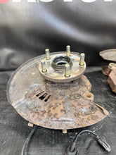 Load image into Gallery viewer, 2005-2007 SUBARU WRX STI FRONT SPINDLES KNUCKLES HUBS PAIR 5x114.3 OEM #525182