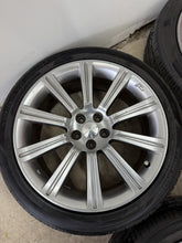 Load image into Gallery viewer, JDM Subaru Forester SG9 STi 5x100 Aluminum Wheels With Hankook Tires
