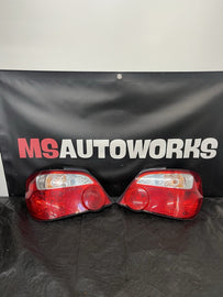 2004-2007 Subaru Impreza Tail Lights Sedan Set Pair WRX/STi Genuine #518682