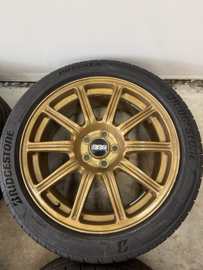 2004 Subaru WRX STi 5x100 BBS OEM Forged Wheels & Tires