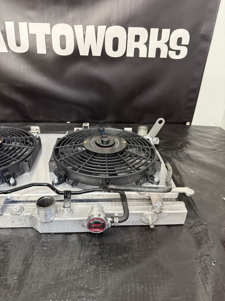 2002-2007 Subaru WRX STi Koyorad Radiator with Mishimoto Fans #525182
