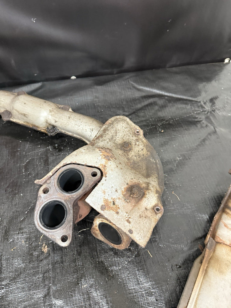 04-21 SUBARU WRX STI OEM EXHAUST MANIFOLD HEADER & UPPIPE STOCK #500989