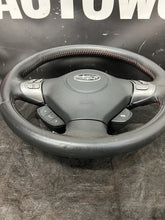 Load image into Gallery viewer, 2008-2009 Subaru Legacy GT Steering Wheel w/ Controls Leather Driver OEM #212661