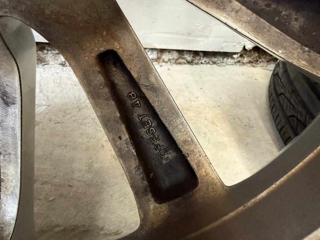 JDM Subaru Forester SG9 STi 5x100 Aluminum Wheels With Hankook Tires