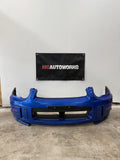 2004-2005 SUBARU WRX STI OEM FRONT BUMPER ASSEMBLY WRB WORLD RALLY BLUE #500989