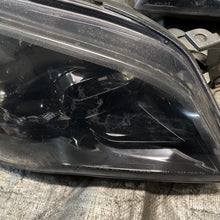 Load image into Gallery viewer, 2006-2007 Subaru Impreza WRX STi Headlights W/Led Strip Black Housings #519516