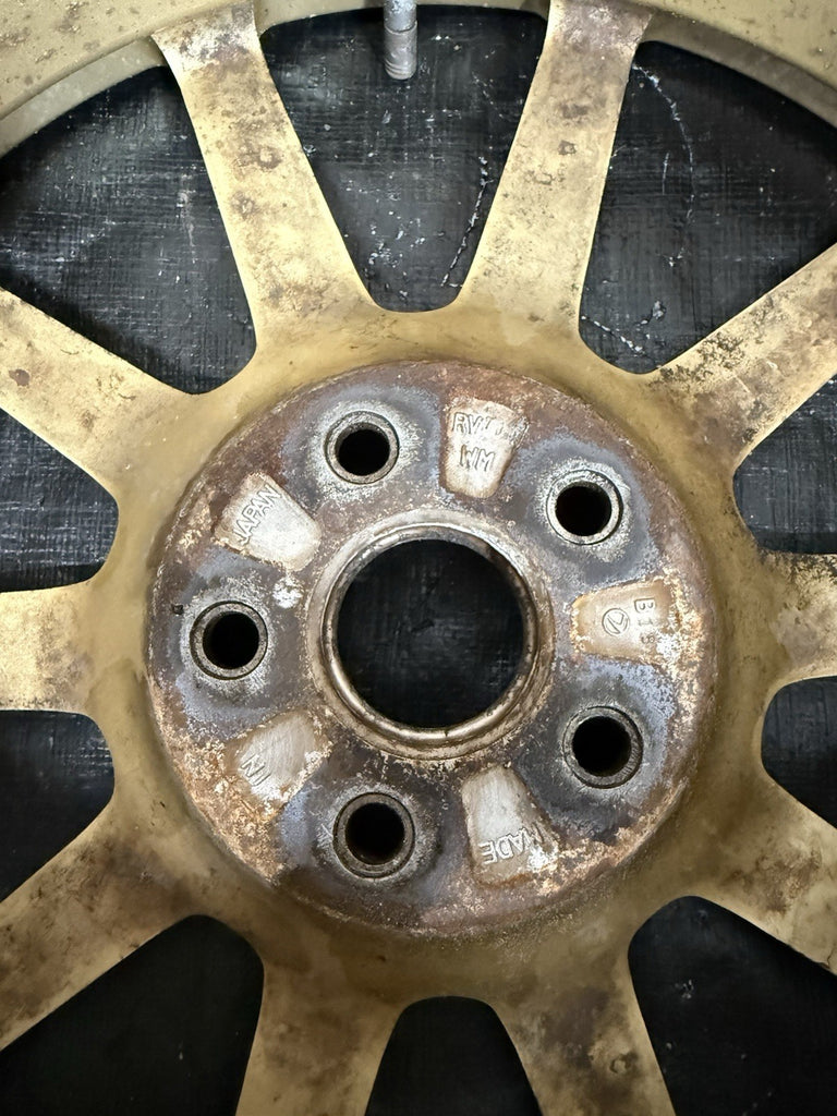 2004 Subaru Impreza WRX STi Factory Gold BBS Wheel 5x100 OEM #5156373