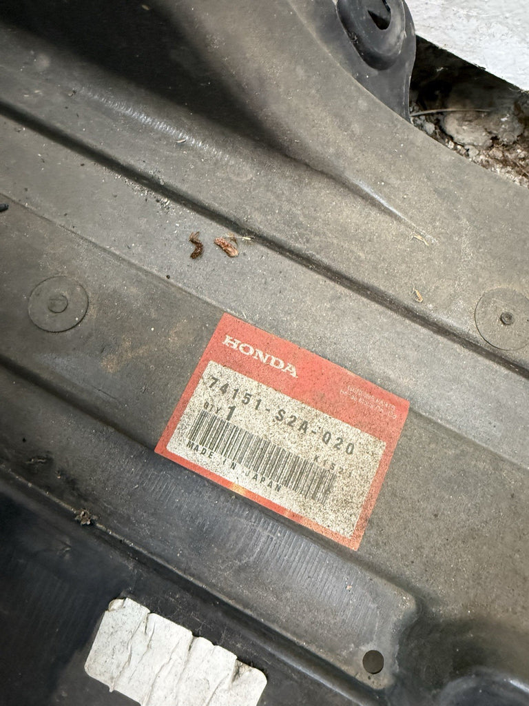 2000-2003 Honda S2000 AP1 OEM Fender Inner Liner Splash Guard Pair Set