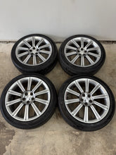 Load image into Gallery viewer, JDM Subaru Forester SG9 STi 5x100 Aluminum Wheels With Hankook Tires