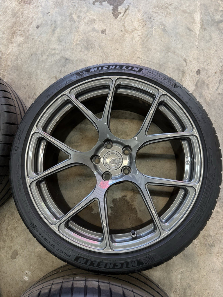 BC Forged RZ05 5x112 Wheels 19x8.5 & 19x11 with Michelin Pilot Sport 4S Tires