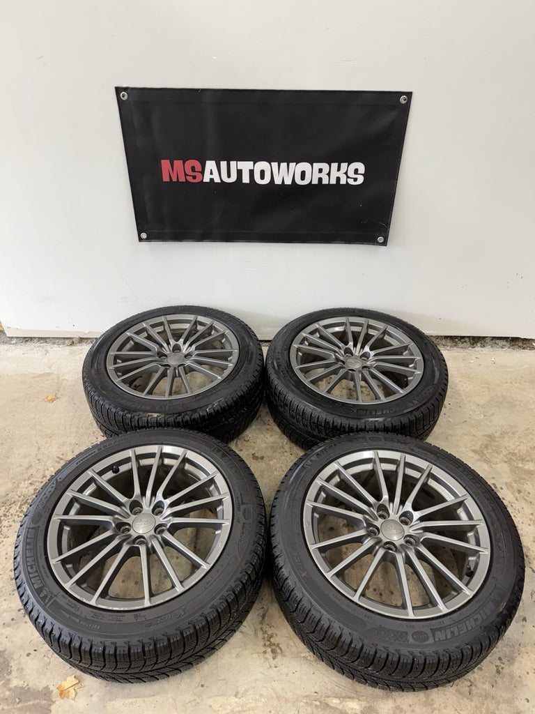 2008-2014 Subaru WRX OEM Factory Wheels with Michelin Snow Tires