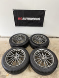 2008-2014 Subaru WRX OEM Factory Wheels with Michelin Snow Tires