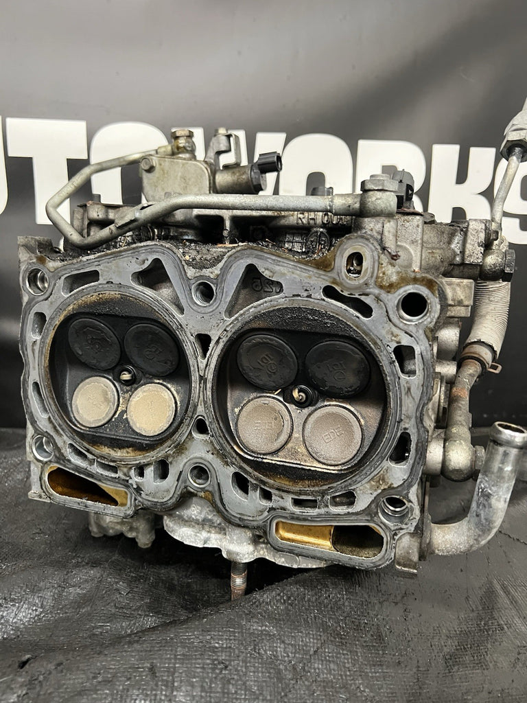 2008-2014 SUBARU WRX STI OEM LH RH SET W25 CYLINDER HEADS #525671
