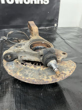 Load image into Gallery viewer, 2004 SUBARU WRX STI FRONT SPINDLES KNUCKLES HUBS PAIR 5x100 OEM #500989
