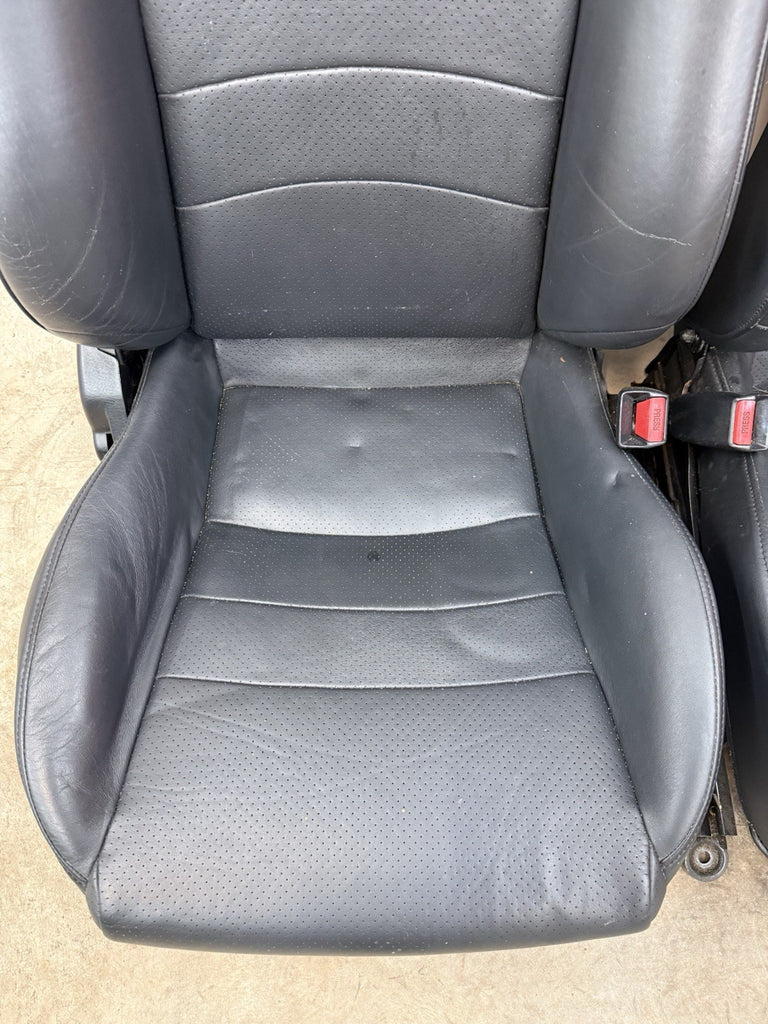 2000-2005 Honda S2000 Seat Set Leather OEM AP1 AP2 S2K Black
