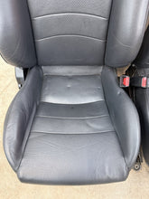 Load image into Gallery viewer, 2000-2005 Honda S2000 Seat Set Leather OEM AP1 AP2 S2K Black