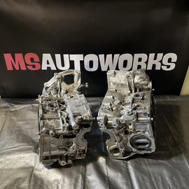 04-21 SUBARU WRX STI OEM CASE HALVES BARE BLOCK SET 07 139k BLOCK ASSEMBLY STOCK