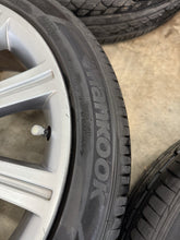 Load image into Gallery viewer, JDM Subaru Forester SG9 STi 5x100 Aluminum Wheels With Hankook Tires
