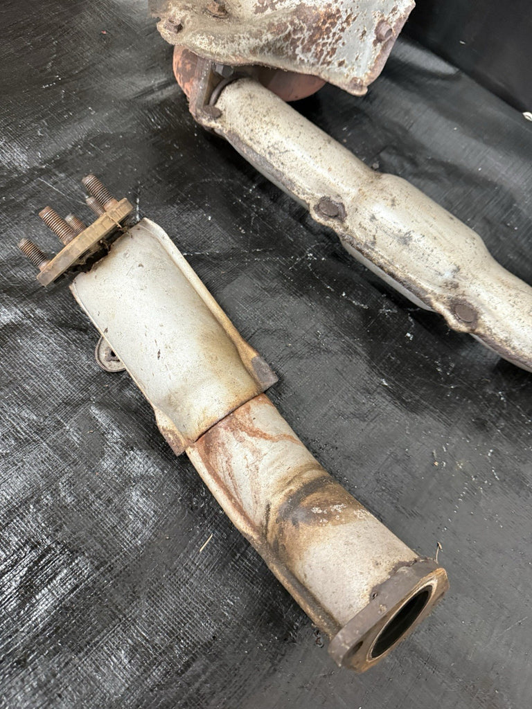 04-21 SUBARU WRX STI OEM EXHAUST MANIFOLD HEADER & UPPIPE STOCK #500989