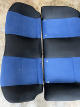 Load image into Gallery viewer, 2002-2007 SUBARU WRX STI OEM BLUE ALCANTARA SEAT SET FRONT &amp; REAR #524656