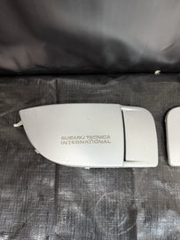 2004-2005 SUBARU WRX STI FOG LIGHT COVERS OEM PLATINUM SILVER METALLIC #524656