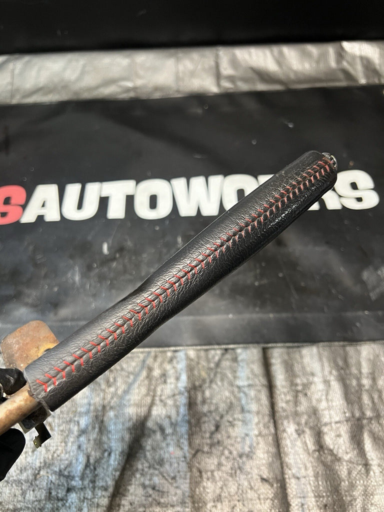 2004 Subaru Impreza WRX STi Ebrake Handle Red Stitched #522560