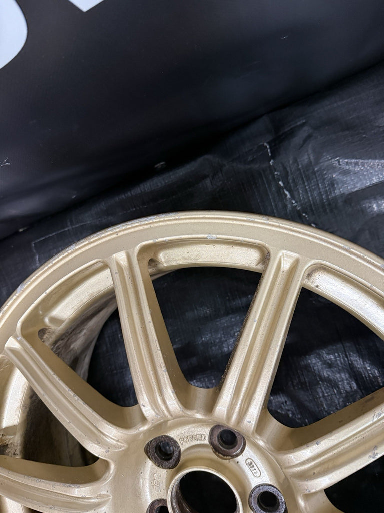 2004 Subaru Impreza WRX STi Factory Gold BBS Wheel 5x100 OEM #5156373