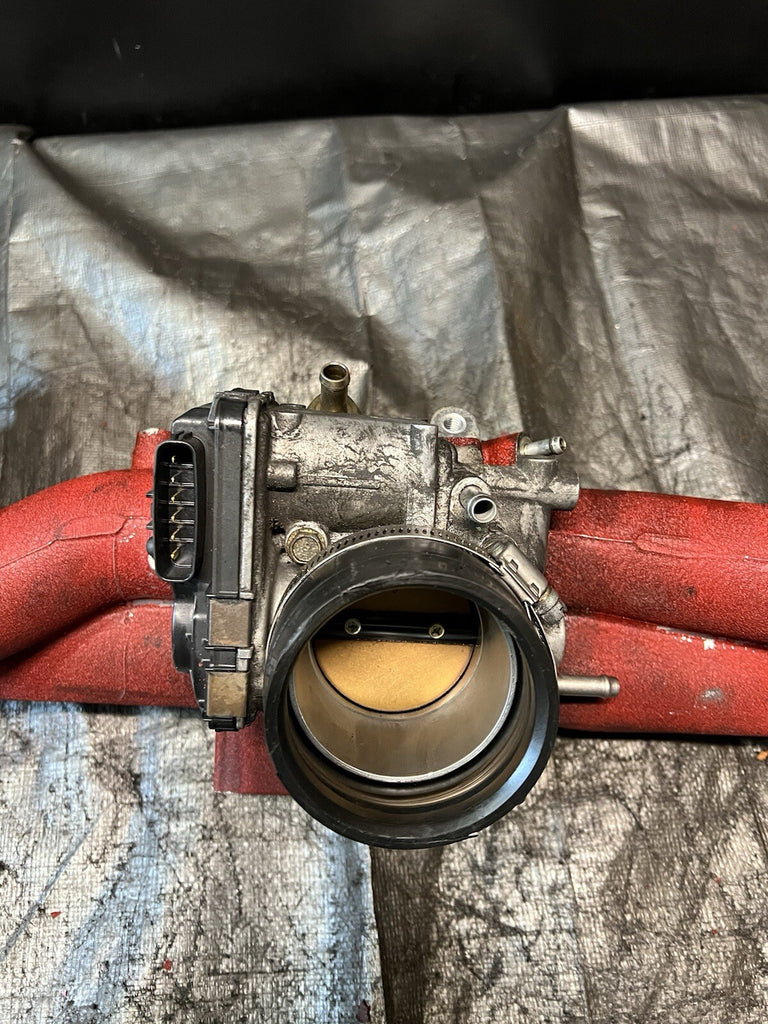 2004-2006 Subaru WRX STI Red Intake Manifold Factory OEM #511324