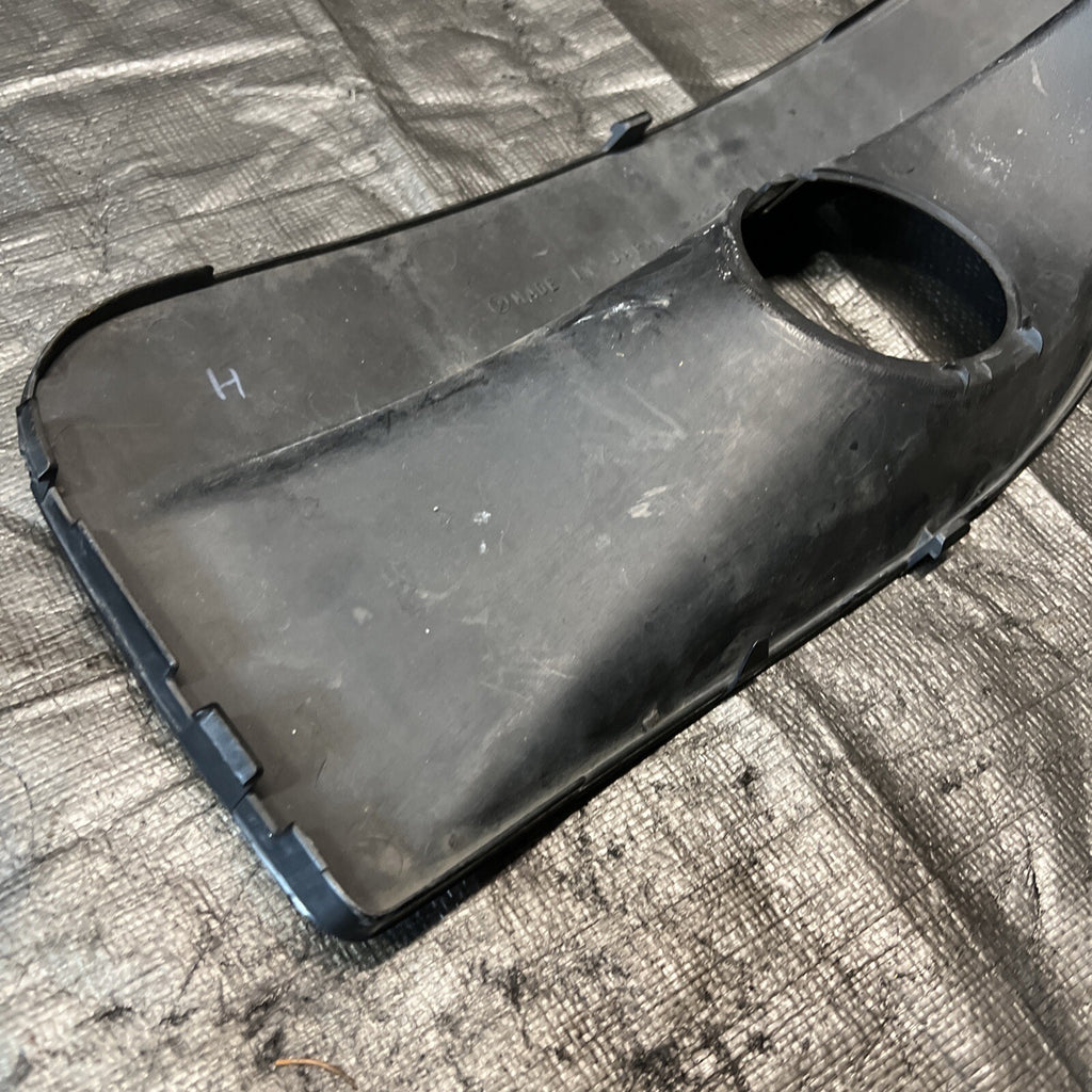 OEM 04-05 Subaru Impreza STi Fog Light Bezel Trim Pair Java Black USED #961
