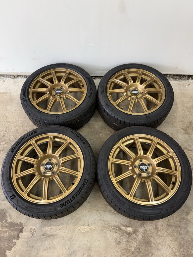 2004 Subaru WRX STi 5x100 BBS OEM Forged Wheels & Tires