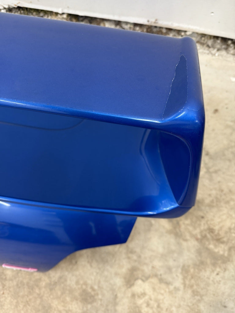 2002-2007 SUBARU IMPREZA WRX STI OEM TRUNK WING SPOILER GD WRB WORLD RALLY BLUE