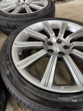 Load image into Gallery viewer, JDM Subaru Forester SG9 STi 5x100 Aluminum Wheels With Hankook Tires