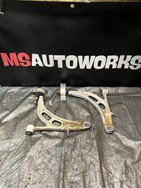 04-07 SUBARU WRX STI OEM FRONT LOWER ALUMINUM CONTROL ARMS PAIR #516938