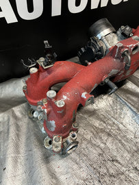 2004-2006 Subaru WRX STI Red Intake Manifold Factory OEM #511324