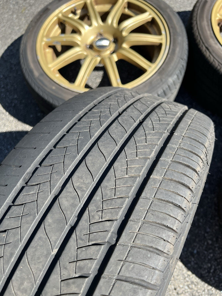 2004 Subaru WRX STi 5x100 BBS OEM Forged Wheels & Tires