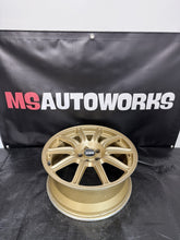 Load image into Gallery viewer, 2004 Subaru Impreza WRX STi Factory Gold BBS Wheel 5x100 OEM #5156372